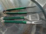 3 delig barbecue set : spatel, tang, vork, Ophalen, Gebruikt