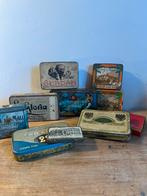 Ensemble de boîtes en métal de cigares et cigarettes, Ophalen, Gebruikt, Tabaksdoos of Verpakking