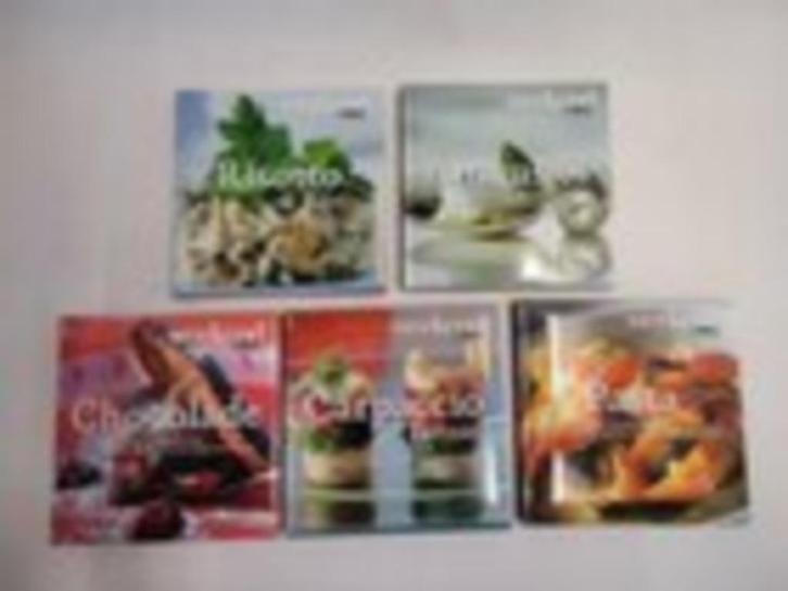 5 boekjes  Knack Carpaccio Pasta Chocolade Amuusjes risotto, Boeken, Kookboeken, Zo goed als nieuw, Ophalen of Verzenden