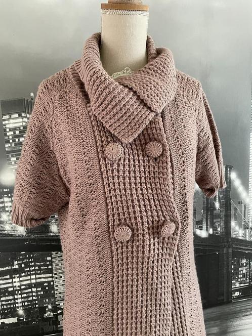 prachtige bruine winter trui pull vest Bruphils - 42, Kleding | Dames, Truien en Vesten, Gedragen, Maat 42/44 (L), Bruin, Verzenden