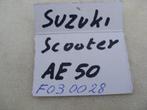 Suzuki scooter AE50, Ophalen, Zo goed als nieuw