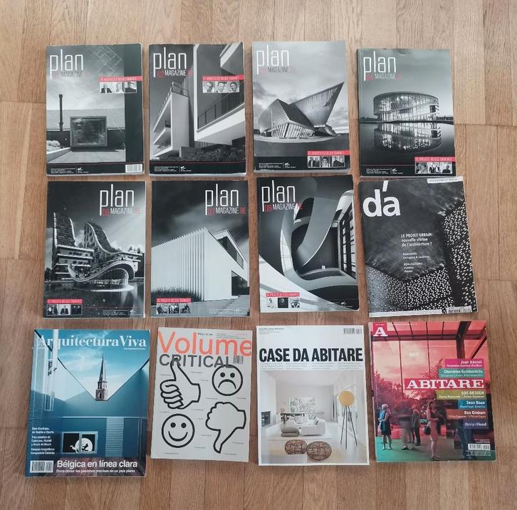 lot de magazines d'architecture, Collections, Revues, Journaux & Coupures, Journal ou Magazine, 1980 à nos jours, Enlèvement