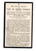 oorlogsslachtoffer burgers Lebbeke + Lebbeke september 1914, Enlèvement ou Envoi, Autres, Photo ou Poster