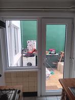Deur veranda glas/PVC, Doe-het-zelf en Bouw, Ophalen, Gebruikt, 80 tot 100 cm, Buitendeur