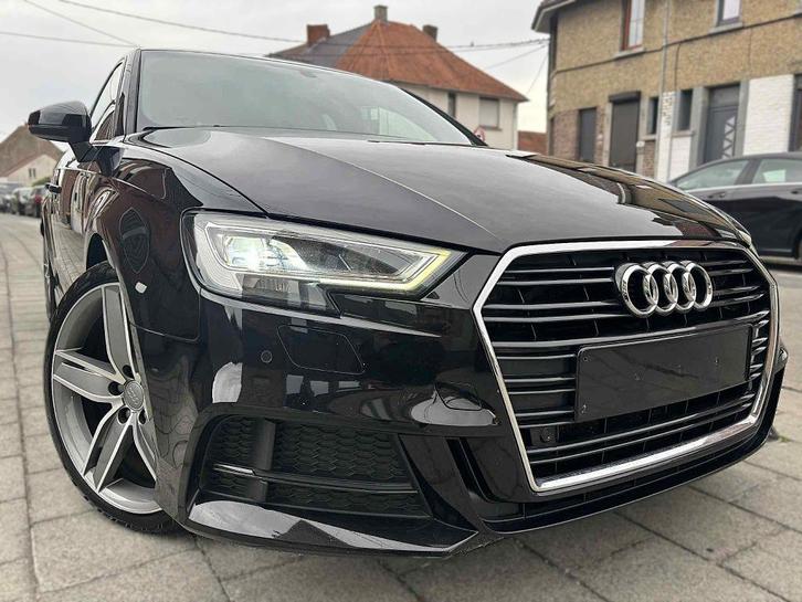 Audi A3 2.0 TDi S-Line/Cockpit-Carplay/garantie!!!, Auto's, Audi, Bedrijf, Te koop, A3, ABS, Adaptieve lichten, Airbags, Airconditioning