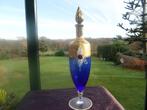 Elégante carafe vintage en verre bleu de Murano, Enlèvement ou Envoi