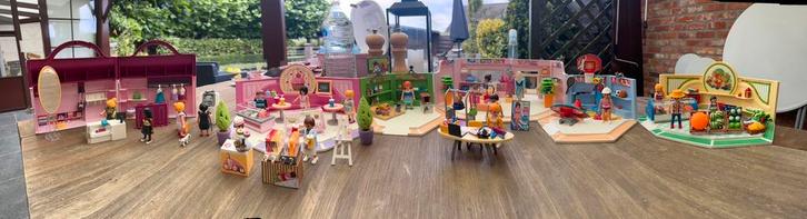 shoppingcenter met verschillende sets, Kinderen en Baby's, Speelgoed | Playmobil, Zo goed als nieuw, Ophalen of Verzenden