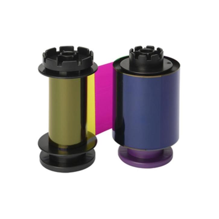 Evolis Color ribbon (YMCK) Printerlint - Zwart,Cyaan,Magenta, Computers en Software, Printerbenodigdheden, Nieuw, Printertape