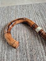 Vintage bamboe wandelstok, Antiek en Kunst, Ophalen