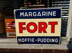 FORT margarine emaille reclamebord, Ophalen of Verzenden