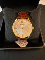 Rodania Senator dresswatch 39mm swiss made, Overige merken, Leer, Staal, Polshorloge