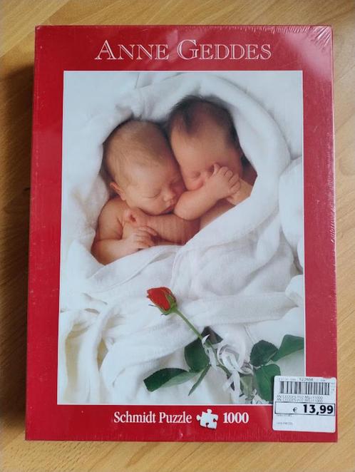 nieuwe Schmidt puzzel 57916 Anne Geddes 1000 stukjes, Hobby en Vrije tijd, Denksport en Puzzels, Nieuw, Legpuzzel, 500 t/m 1500 stukjes