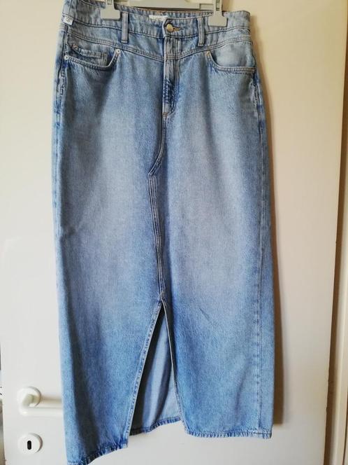 Lange jeansrok merk QS maat 38, Kleding | Dames, Spijkerbroeken en Jeans, Zo goed als nieuw, Ophalen of Verzenden