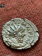 Zilveren Denari Keizer Postumus, Ophalen, Italië, Losse munt, Zilver