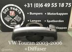 VW Touran Achterbumper Origineel 2003-2006, Auto-onderdelen, Gebruikt, Ophalen of Verzenden, Bumper, Achter