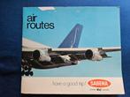Sabena Air routes 1970, Ophalen of Verzenden, Zo goed als nieuw