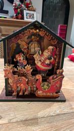 Muzikaal houten kersthuisje, Diversen, Ophalen, Zo goed als nieuw