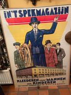 Originele grote poster in kader.., Enlèvement ou Envoi, Comme neuf