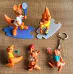 Pretpark Walibi - mascotte: 5 verzamelfiguurtjes, Collections, Jouets miniatures, Utilisé, Enlèvement ou Envoi