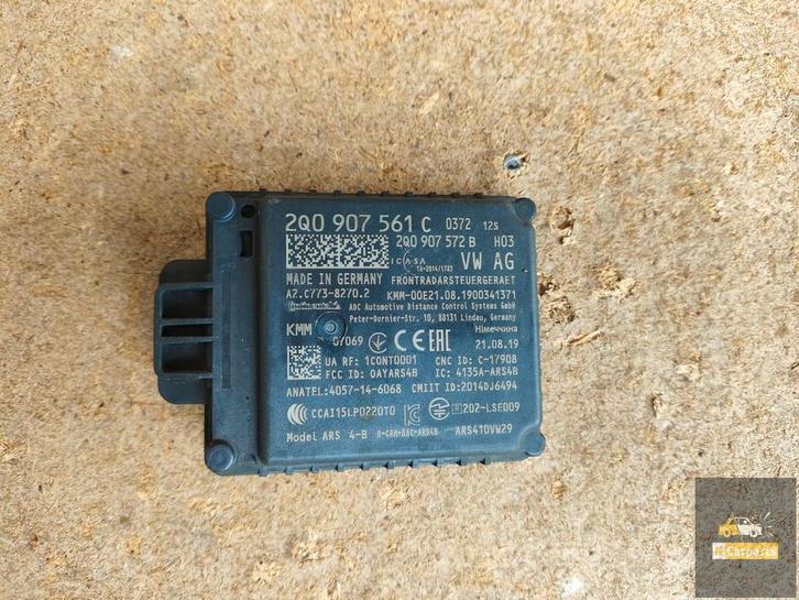 2Q0907561, VW SKODA STOEL RADAR ACC DISTRONIC, Auto-onderdelen, Carrosserie, Volkswagen, Gebruikt