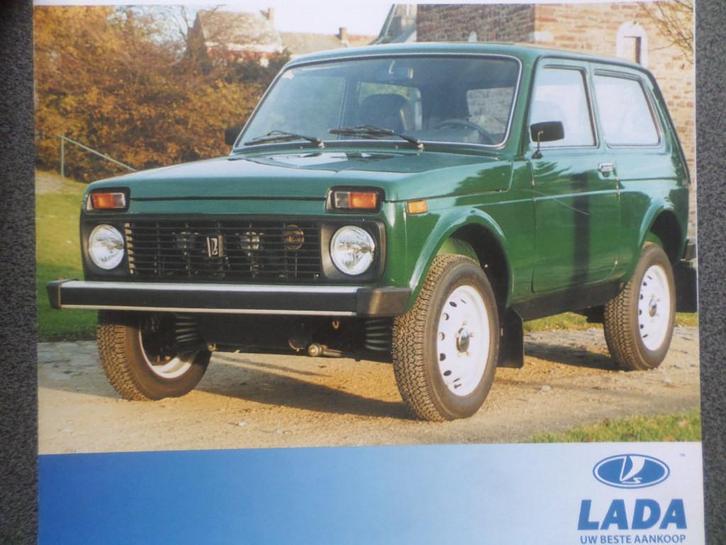 Brochure de la Lada Niva 1.7i, Livres, Autos | Brochures & Magazines, Enlèvement ou Envoi
