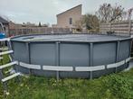 Intex ultra XTR frame 610x122 + zandfilterpomp, Tuin en Terras, Zwembaden, Ophalen, Zo goed als nieuw
