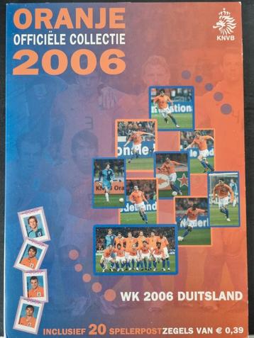 Oranje officielle spelerpostzegel collectie 2006 wk 