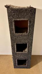 Grote krabpaal, zwart, in prima staat, Dieren en Toebehoren, Ophalen, Zo goed als nieuw, Krabpaal