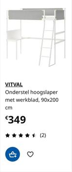 Lit mezzanine Vitval IKEA, Comme neuf, Enlèvement, Lit mezzanine