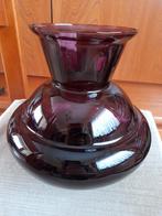 Retro paarse vaas glas optiek Doyen belgisch art deco 1930, Ophalen