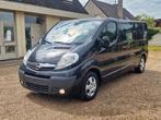 Opel Vivaro 2.5 CDTI 150 pk 2010 dubbel cabine 1ste eigenaa, 2500 cc, Euro 5, Stof, Zwart