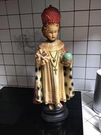 Oud gipsen beeld Kindje Jezus van Praag, Antiek en Kunst, Ophalen of Verzenden