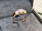 Gouden ring met 3 diamanten 2.09ct! nieuw & certificaat!, Geel, Nieuw, Ophalen of Verzenden, 17 tot 18