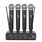 draadloze microfoon karaoke UHF Professionele metalen behuiz, Muziek en Instrumenten, Microfoons, Ophalen of Verzenden, Zo goed als nieuw