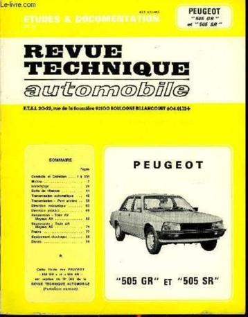 Peugeot 505 revue technique beschikbaar voor biedingen