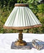 §  lampe de table art deco marbre et laiton, Antiquités & Art, Enlèvement ou Envoi
