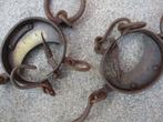 2 antieke weegschalen, half moon shaped scale,19the century, Antiek en Kunst, Ophalen of Verzenden