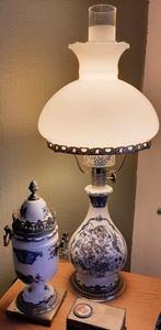 Lamp en sierpot met deksel, Antiek en Kunst, Antiek | Verlichting, Ophalen of Verzenden