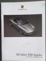 Brochure de la Porsche Boxster 550 Spyder, Livres, Autos | Brochures & Magazines, Porsche, Envoi