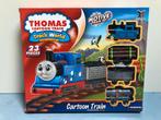 Thomas trein speelgoedset compleet 2 extra grotere treintjes, Ophalen of Verzenden, Zo goed als nieuw