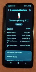 Samsung Galaxy A12, Télécoms, Téléphonie mobile | Samsung, 10 mégapixels ou plus, Enlèvement ou Envoi, Comme neuf, Sans abonnement