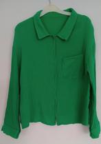 Bloes tetrastof maat S - groen, Enlèvement ou Envoi, Porté, Taille 36 (S), Vert