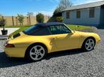 Porsche 993 911 Cab jaune pastel, yellow gelt, Autos, Porsche, Cuir, Achat, Cabriolet, Carnet d'entretien