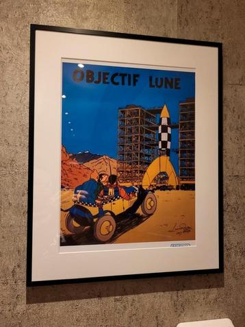 Kuifje kader "Objectif Lune" beschikbaar voor biedingen