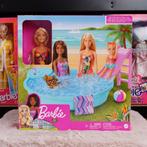 Barbie en haar zwembadset 2019 - GHL91, Kinderen en Baby's, Speelgoed | Poppen, Nieuw, Barbie