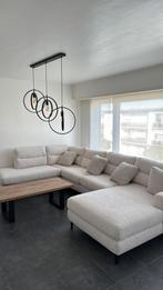 Hoeksalon licht beige, Huis en Inrichting, Zetels | Complete zithoeken, Ophalen, Zo goed als nieuw