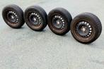 4 jantes Opel avec des pneus hiver 185/65-15, Auto-onderdelen, Banden en Velgen, Ophalen, Gebruikt, 15 inch, Banden en Velgen