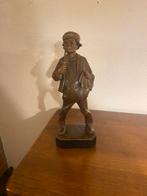 Handgesneden houten figuur, Ophalen, Zo goed als nieuw