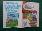 Schtroumpfs - folder publicitaire opération BD amitié - 1988, Verzamelen, Stripfiguren, Ophalen of Verzenden, Smurfen, Zo goed als nieuw