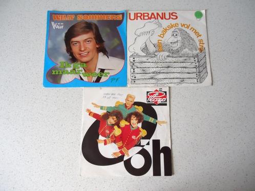 Part 162 - 3 Singles van Willy Sommers, Urbanus & Plaza., Cd's en Dvd's, Vinyl Singles, Gebruikt, Single, Nederlandstalig, 7 inch